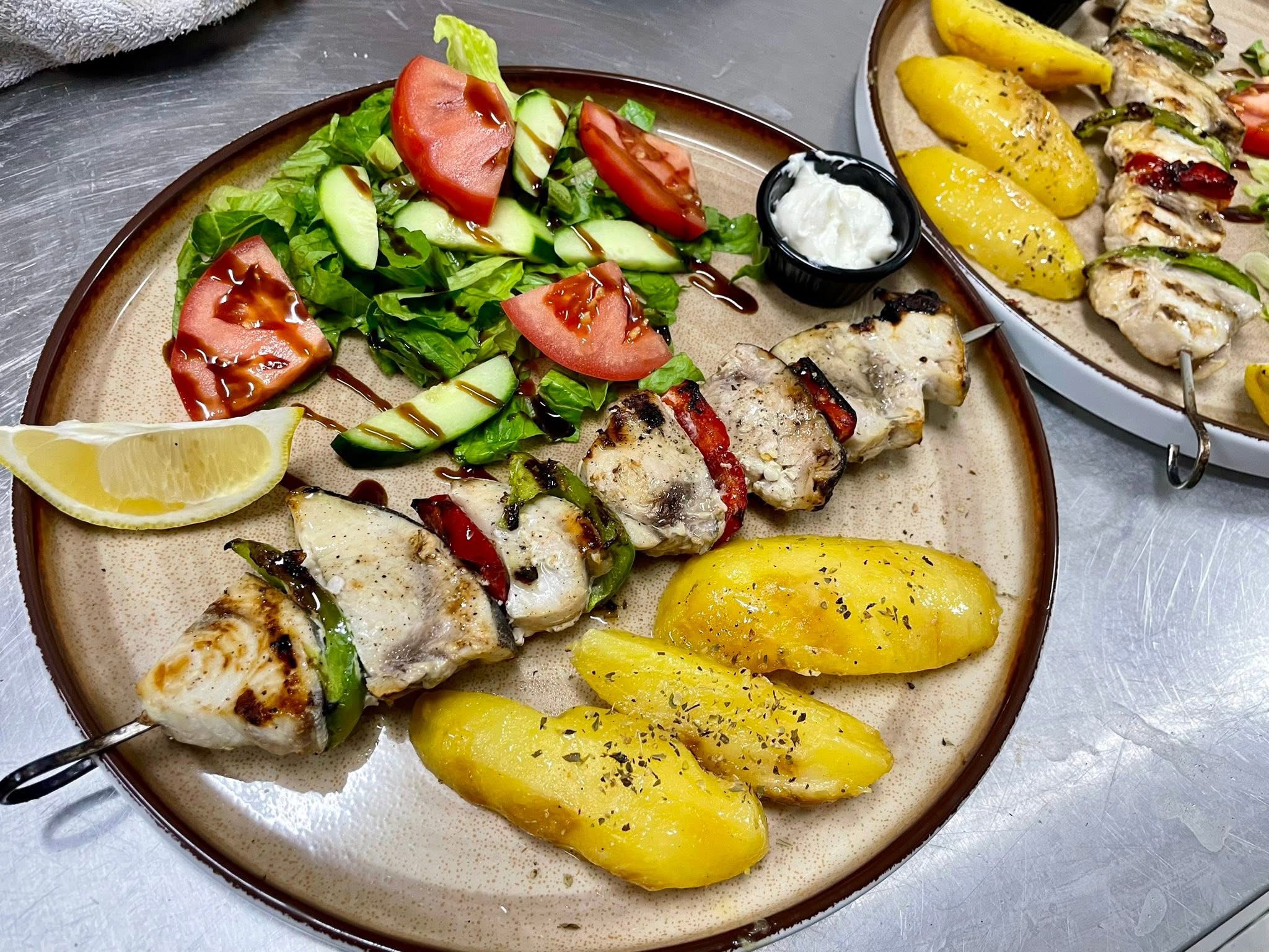 Swordfish Souvlaki